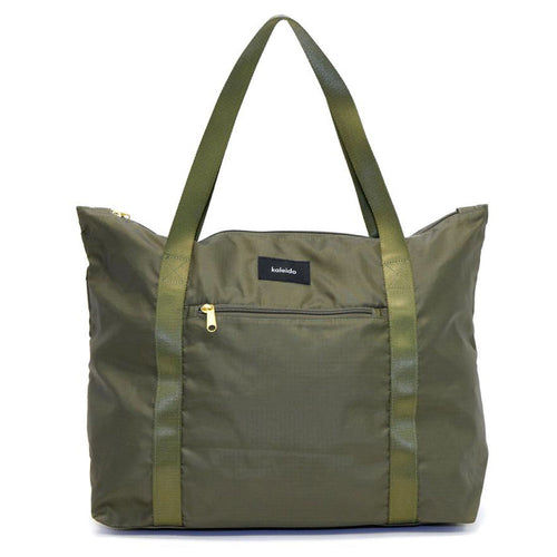 Safari Green Packable Tote Bag