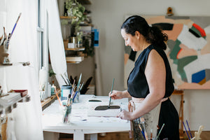 Sarah Golden Talks About How She Became An Artist, Her Painting Process, And Her Green Thumb