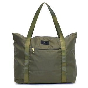 Safari Green Packable Tote Bag