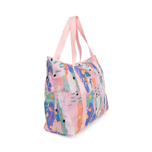Pink Breeze Packable Tote Bag