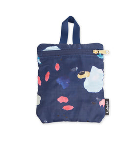 Navy Tidal Packable Everyday Shopper Tote