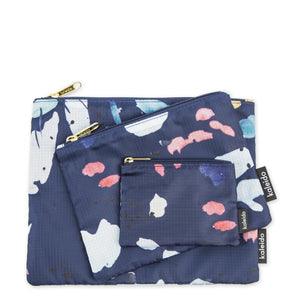 Navy Tidal Essential Pouches